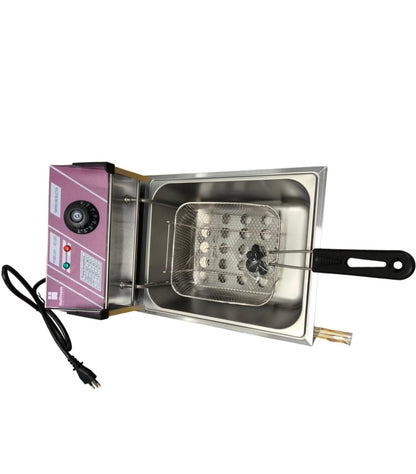 Freidora Eléctrica Hoffmans Individual 6 lts incluye Canasto