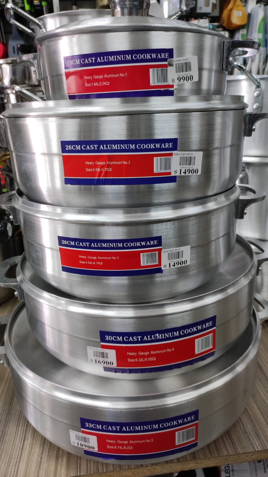 Oferta de Caldero de Aluminio Nro: 23cm