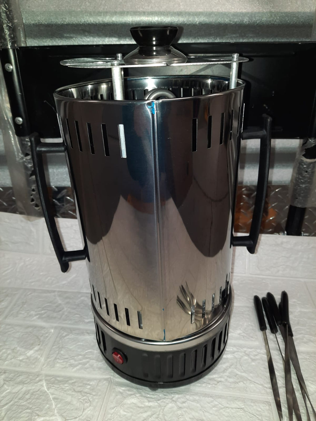 Parrillera Eléctrica Asador Anticucho Brochetas Pinchos Asado