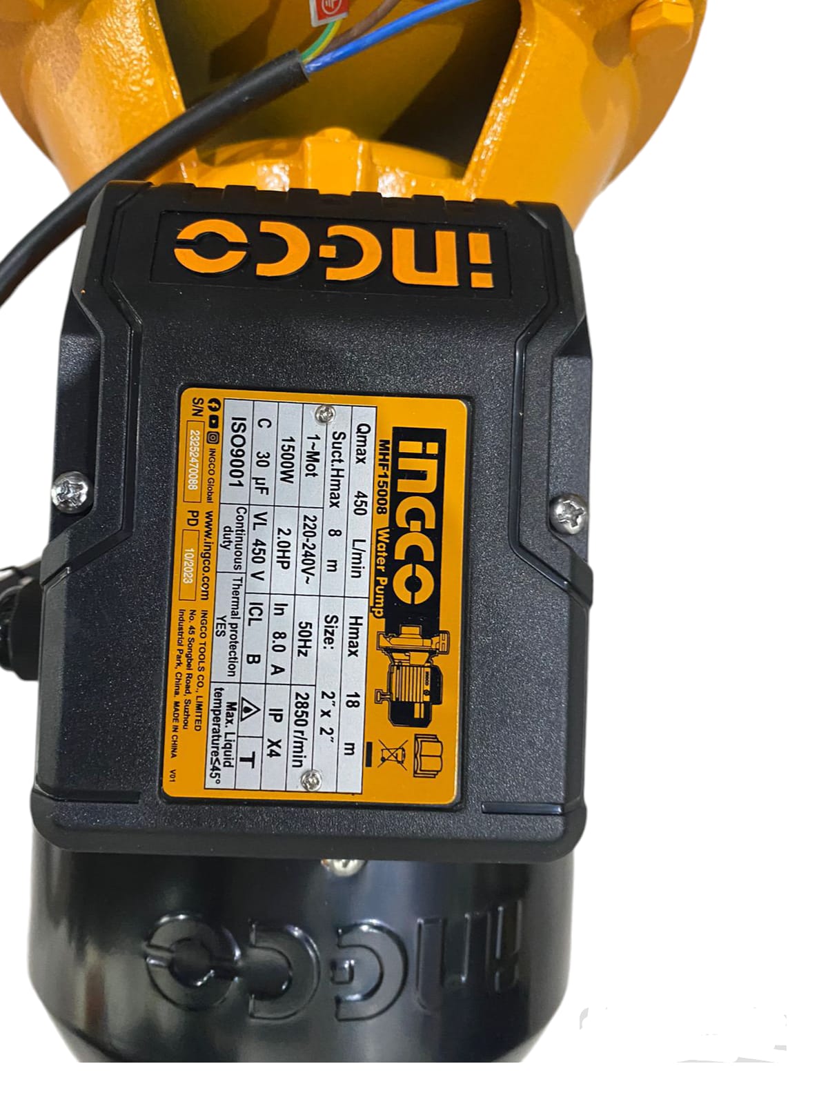 Bomba Centrífuga 1500W 2.0 Hp