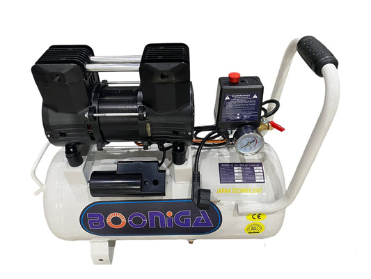 🚨⚙Compresor Silencioso 50lts 8 Bar - Oil Free Booniga⚙🚨