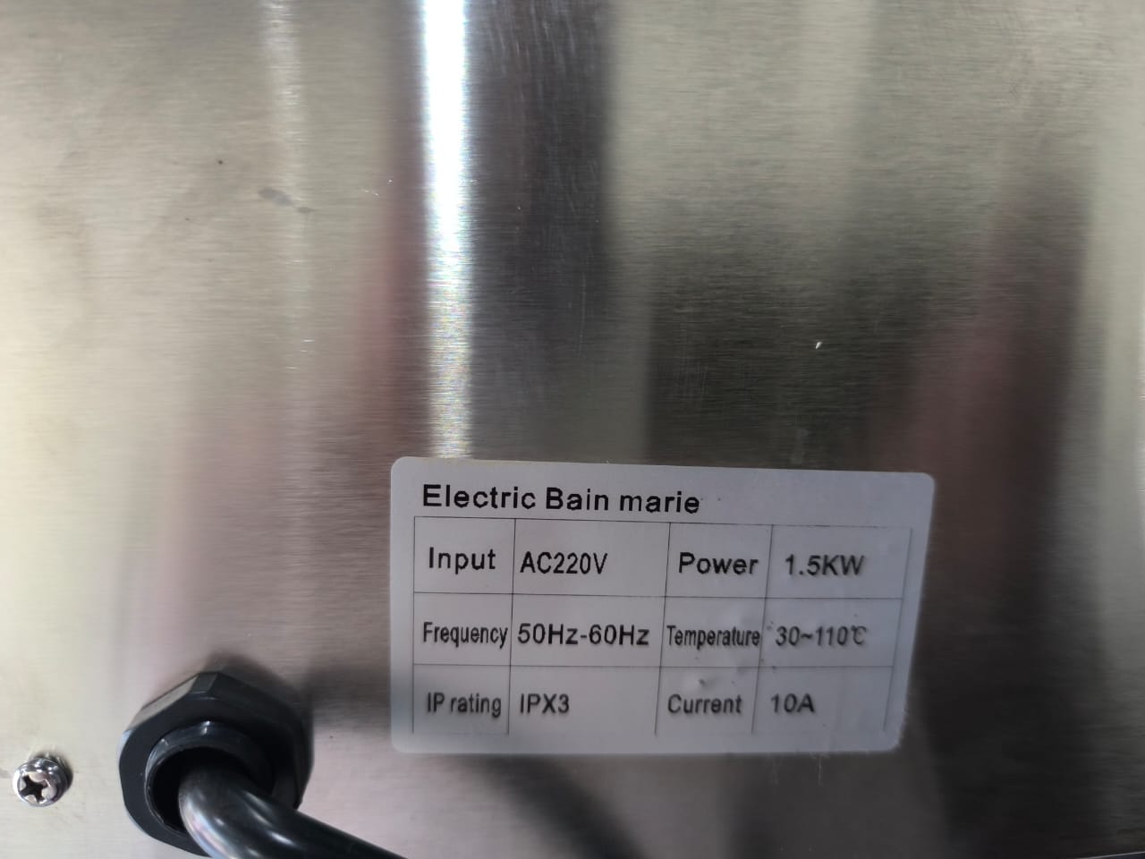 BAÑO MARÍA INDUSTRIAL ELÉCTRICO 3 DEPOSITOS