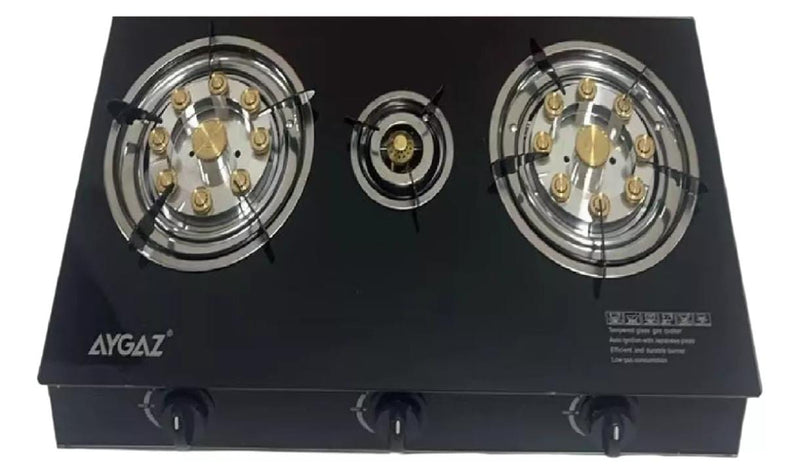 COCINA PORTÁTIL A GAS ENCIMERA 3 PLATOS