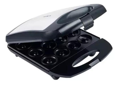 Maquina Mini Donas Sokany 12 Unidades Color Negro