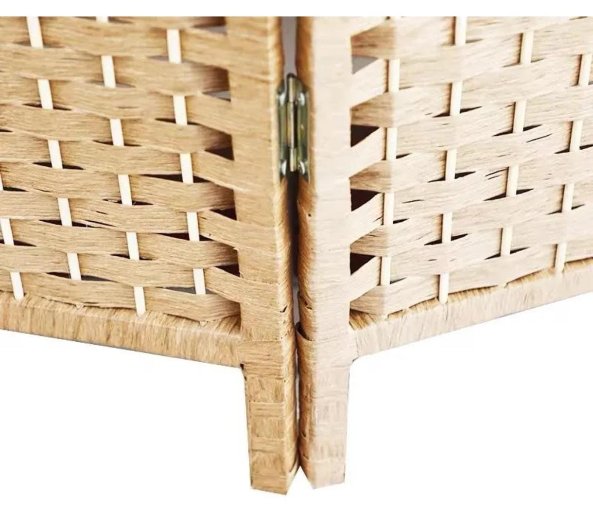 Biombo Separador De Ambientes Con 4 Paneles De 180x200