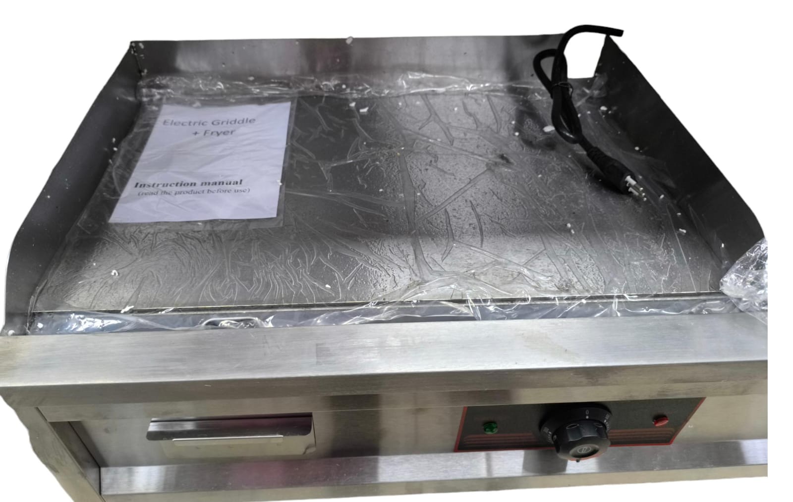 Plancha Churrasquera con Freidora Eléctrica