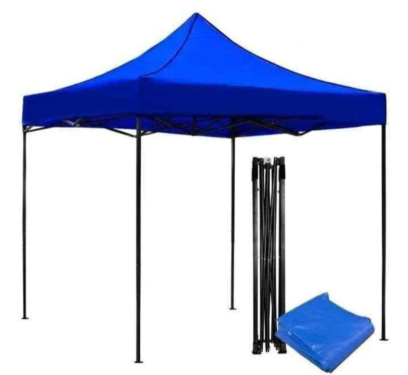 Toldo Araña Plegable 2x2 Metros Color Azul Buena Calidad